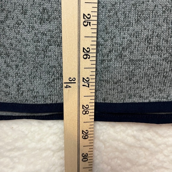 SPERRY RX FLEECE PULLOVER STS21920 GREY XL 1/4 ZIP POCKET MEN'S SWEATER - Picture 6 of 10